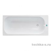 Ванна стальная эмалированная 1500х700х360 см.белая (с ножками) б/сиф.Китай