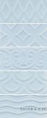 Плитка KERAMA MARAZII АВЕЛЛИНО голубой структура mix 7.4x15см; Стена Art. 16015