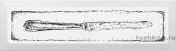 Декор KERAMA MARAZII Knife чёрный 8.5x28.5см; Стена Art. NT/В25/2882